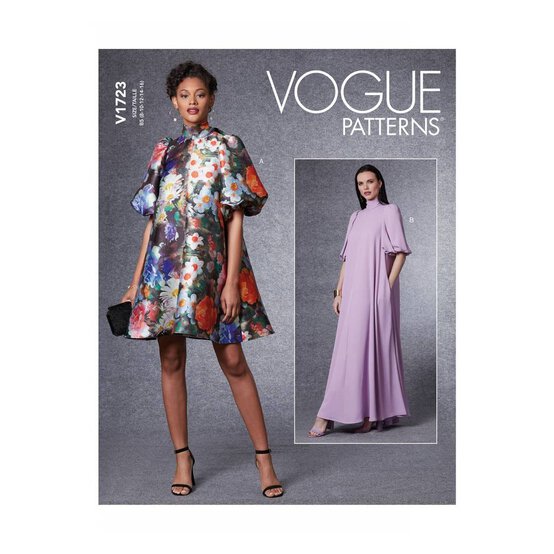 Vogue Women&rsquo;s Dress Sewing Pattern V1723 (8-16) image number 1