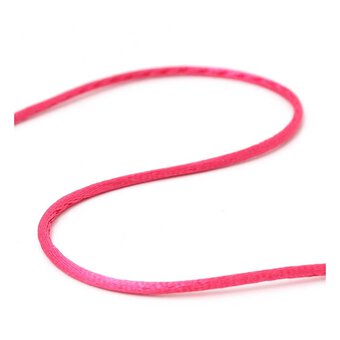 Fuchsia Ribbon Knot Cord 2mm x 10m
