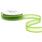 Lime Green Organza Satin Edged Ribbon 12mm x 5m image number 3