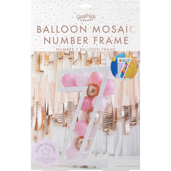 Ginger Ray Balloon Mosaic Number Frame 7 image number 4