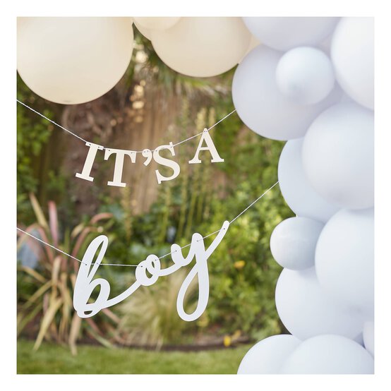 Ginger Ray It&rsquo;s a Boy Baby Shower Bunting 1.5m image number 2