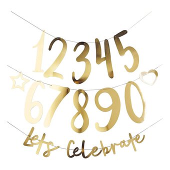 Create Your Own Gold Banner 2m