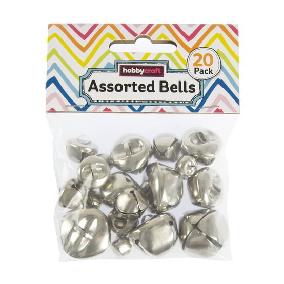 Silver Jingle Bells 20 Pack image number 3