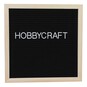 Natural Wood Black Frame with Letters 144 Pieces image number 1