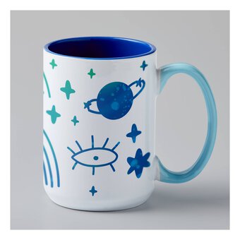 Cricut Ocean Bevelled Mug Blank 425ml