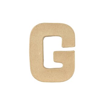 Mini Mache Letter G 10cm