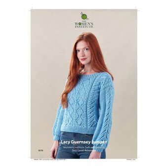Women's Institute Vintage Lacy Guernsey Jumper Digital Pattern 0079
