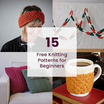 15 Free Knitting Patterns for Beginners