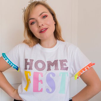 Cricut: How to Make an Iron-On Vinyl &euro;&tilde;Home Fest&euro;&trade; T-Shirt