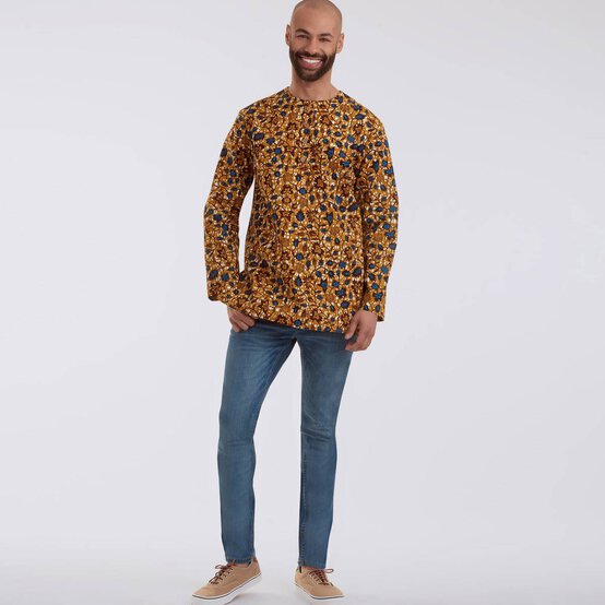 Simplicity Men&rsquo;s Shirt Sewing Pattern S9158 (34-42) image number 3