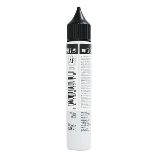 Daler-Rowney System3 Silver Imit Fluid Acrylic 29.5ml (702) image number 2