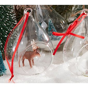 How to Make Snowy Character Baubles