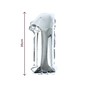 Silver Foil Number 1 Balloon image number 2