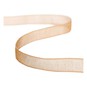 Gold Organdie Ribbon 6mm x 8m image number 1