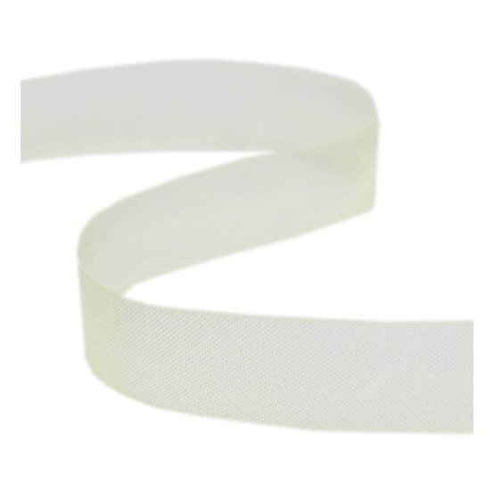 Cream Organdie Ribbon 12mm x 6m image number 1