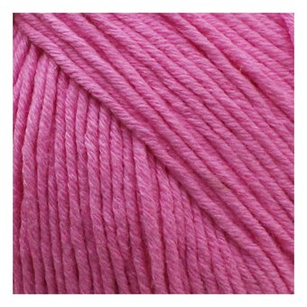 Knitcraft Hot Pink Cotton Blend Plain DK Yarn 100g