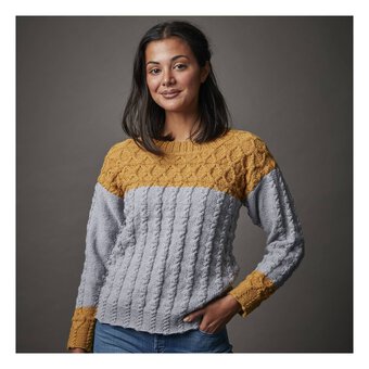 Knitcraft Broken Honeycomb Jumper Digital Pattern 0210