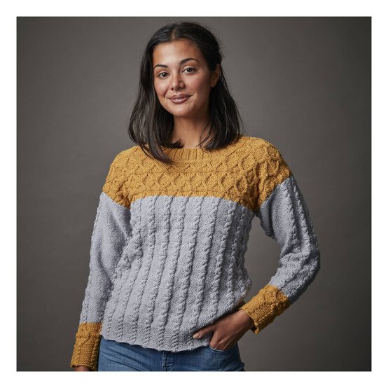 Knitcraft Broken Honeycomb Jumper Digital Pattern 0210
