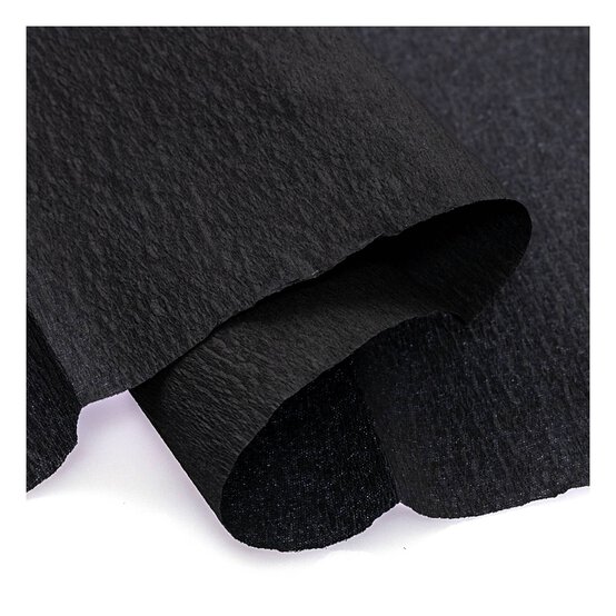Black Crepe Paper 100cm x 50cm image number 2