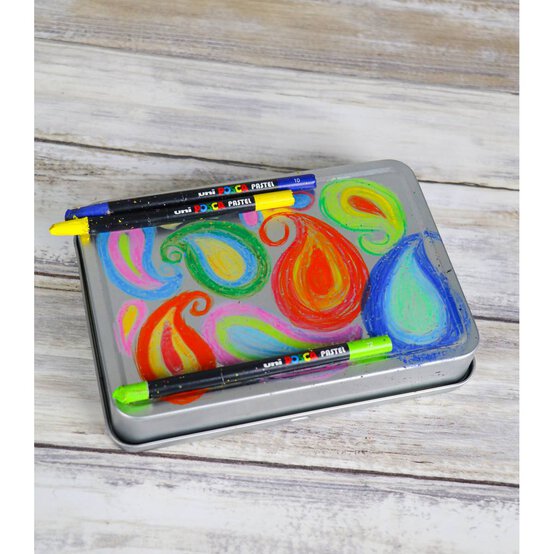 Uni-ball Posca Neutral Wax Pastels 12 Pack image number 8