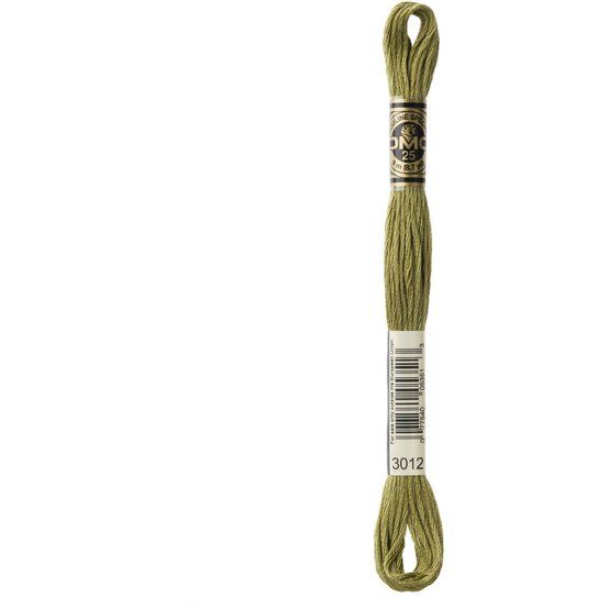 DMC Green Mouline Special 25 Cotton Thread 8m (3012) image number 3