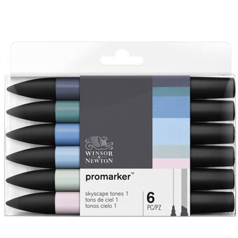 Winsor & Newton Promarker Skyscape 6 Pack