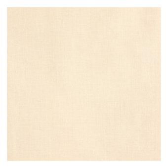 Cream Lawn Cotton Fabric by the Metre