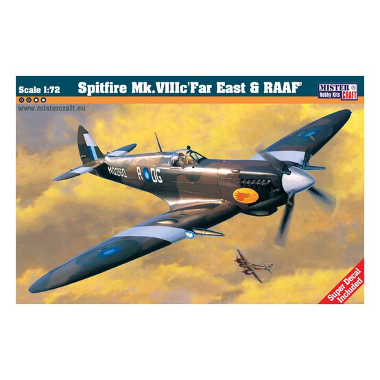 MisterCraft Spitfire Mk.VIIIc Model Kit 1:72 image number 1