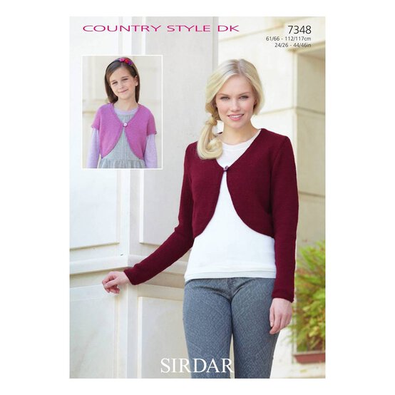 Sirdar Country Style DK Cardigans Digital Pattern 7348 image number 1