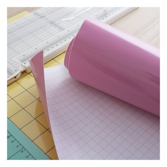 Pink Glossy Permanent Vinyl 12 x 48 Inches