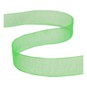 Australian Green Organdie Ribbon 12mm x 6m image number 1
