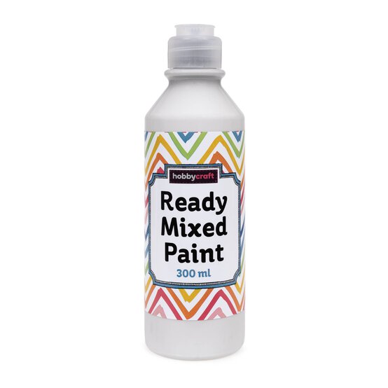 White Ready Mixed Paint 300ml image number 1