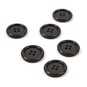 Hemline Brown Basic Jacket Button 6 Pack image number 1