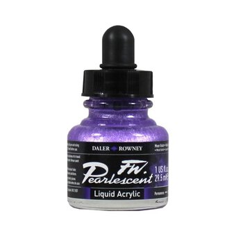 Daler-Rowney Moon Violet FW Pearlescent Liquid Acrylic 29.5ml