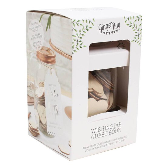 Ginger Ray Wishing Jar Guest Book image number 2