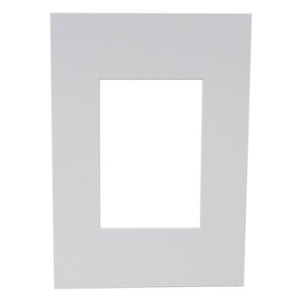 Iced White Single Aperture Mount A4