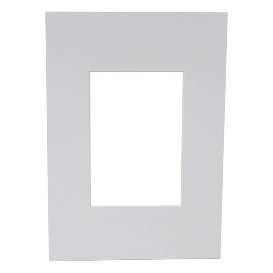 Iced White Single Aperture Mount A4 image number 1