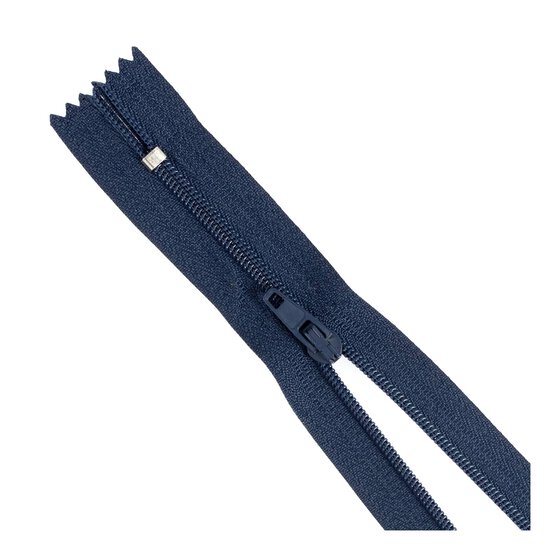 Valuecrafts Navy Blue Zips 27cm 3 Pack image number 2