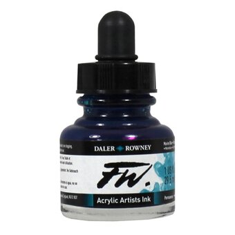 Daler-Rowney Marine Blue FW Artists Ink 29.5ml