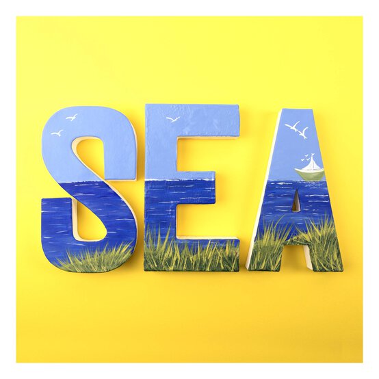 Mache Letter S 20cm image number 2