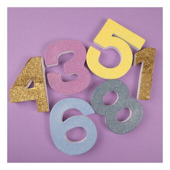 Mini Mache Number 7 10cm