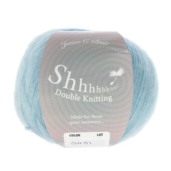 James C Brett China Blue Shhh DK Yarn 100g