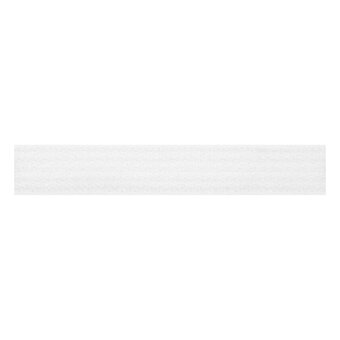 Milward White Snag Free Sew-On Hoop and Loop Tape 20mm x 3m