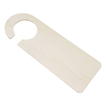 Natural Wooden Door Hanger