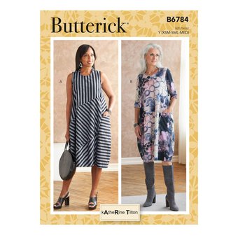 Butterick Women&rsquo;s Dress Sewing Pattern B6784 (XS-M)