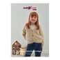 Knitcraft Children's Check Stitch Cardigan Pattern 0248 image number 1