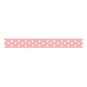 Baby Pink Polka Dot Grosgrain Ribbon 9mm x 5m image number 1