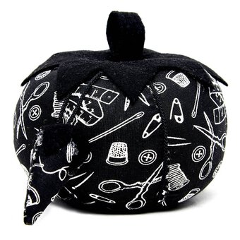 Hemline Gold Black and White Pin Cushion