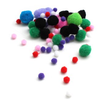 Giant Tub of Pom Poms 1000 Pack