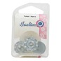 Hemline  Baby Blue Basic Scalloped Edge Button 4 Pack image number 2